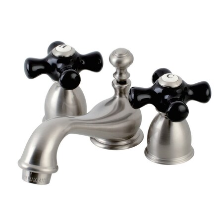 Kingston Brass KS3958PKX Duchess Mini-Widespread Bathroom Faucet, Brushed Nickel KS3958PKX